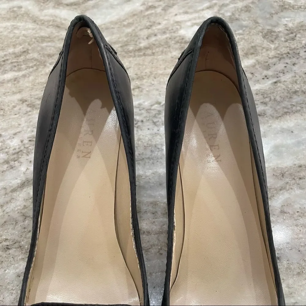 Lauren ralph lauren black heels size 8